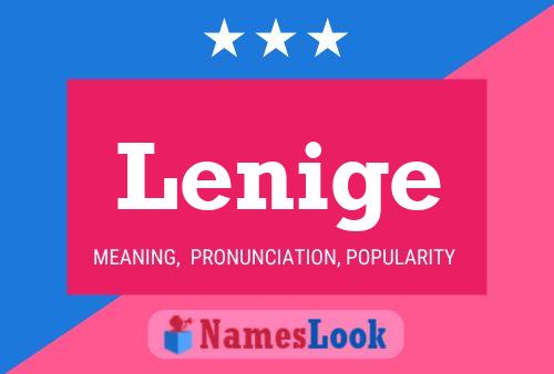 ملصق اسم Lenige