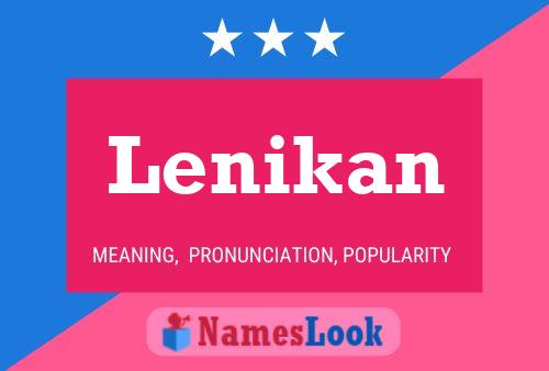 ملصق اسم Lenikan