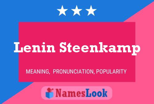 ملصق اسم Lenin Steenkamp