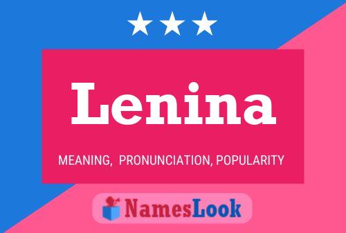 ملصق اسم Lenina