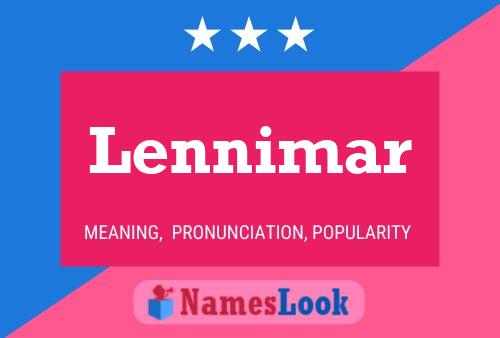 ملصق اسم Lennimar