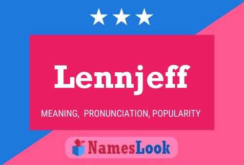 ملصق اسم Lennjeff