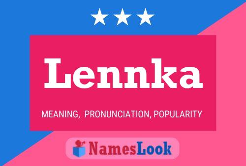 ملصق اسم Lennka