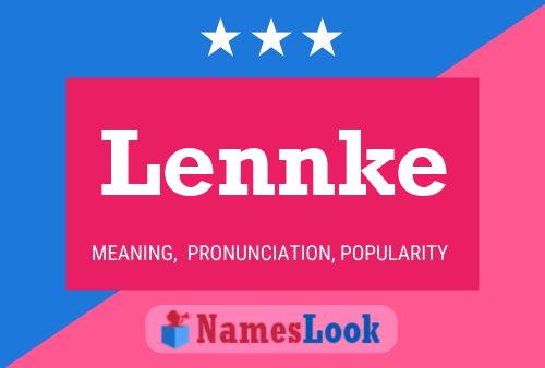 ملصق اسم Lennke