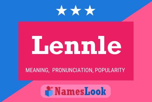 ملصق اسم Lennle