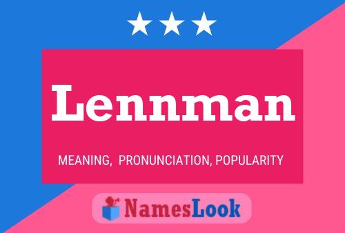 ملصق اسم Lennman