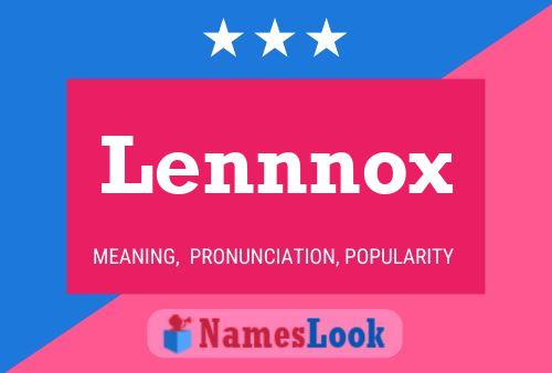 ملصق اسم Lennnox