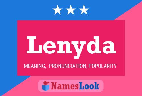 ملصق اسم Lenyda