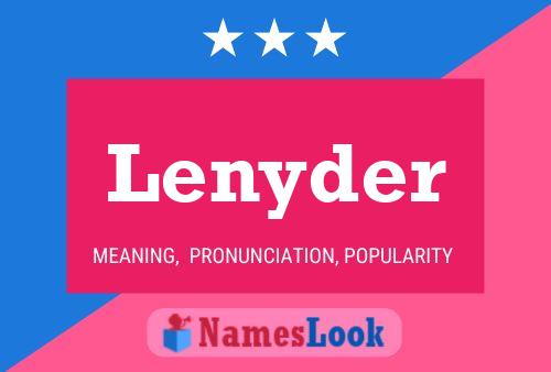 ملصق اسم Lenyder