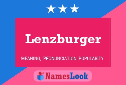 ملصق اسم Lenzburger