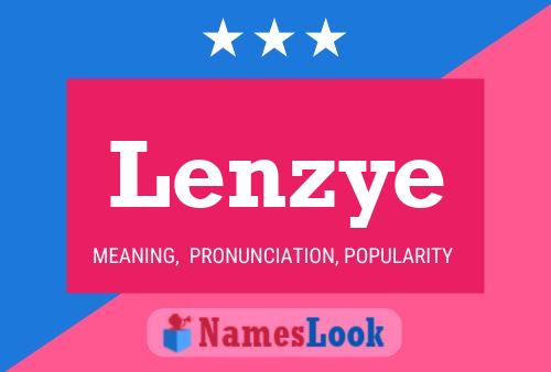 ملصق اسم Lenzye