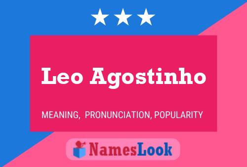 ملصق اسم Leo Agostinho