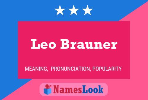 ملصق اسم Leo Brauner