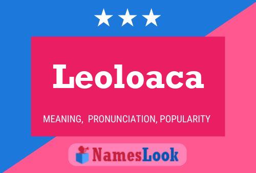 ملصق اسم Leoloaca