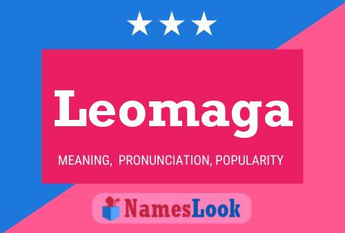 ملصق اسم Leomaga