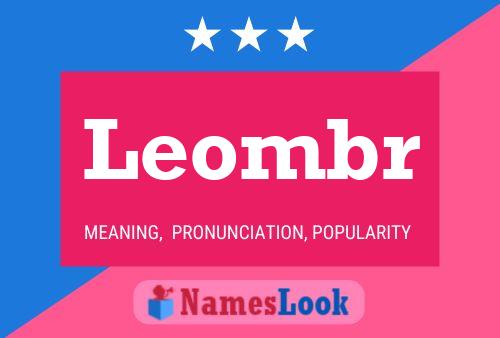 ملصق اسم Leombr