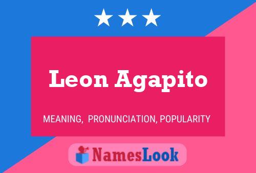 ملصق اسم Leon Agapito