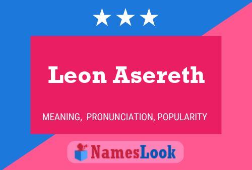 ملصق اسم Leon Asereth