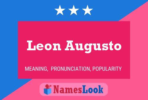 ملصق اسم Leon Augusto