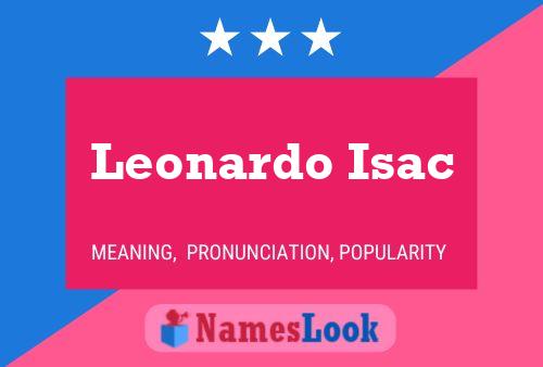 ملصق اسم Leonardo Isac