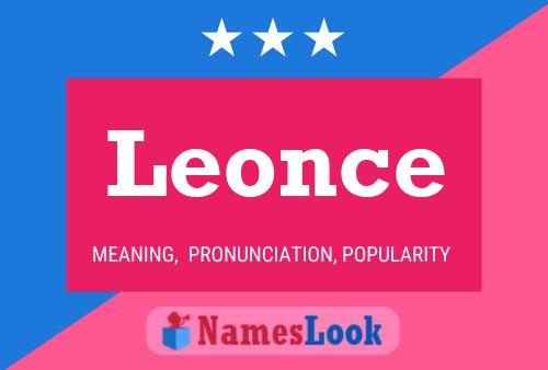 ملصق اسم Leonce