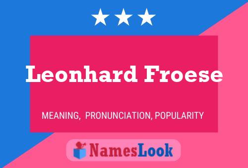 ملصق اسم Leonhard Froese