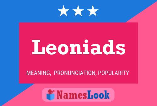 ملصق اسم Leoniads