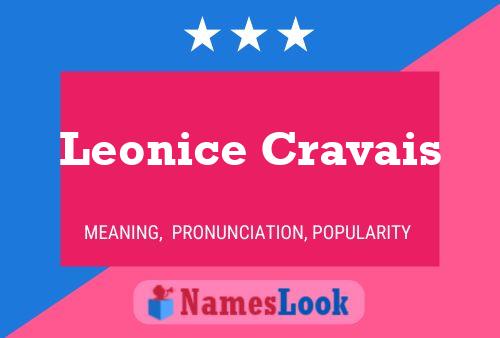 ملصق اسم Leonice Cravais