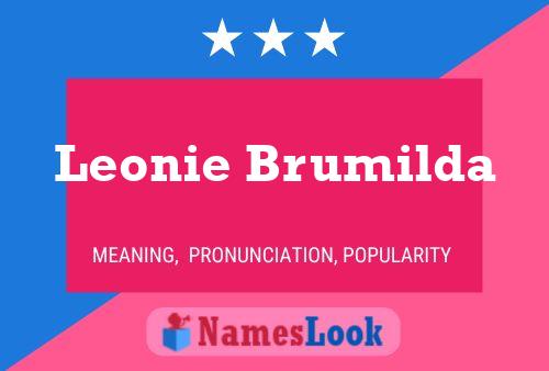 ملصق اسم Leonie Brumilda