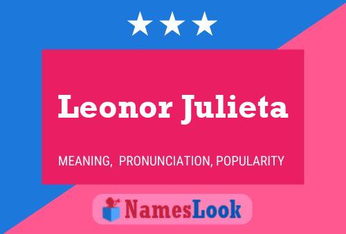 ملصق اسم Leonor Julieta