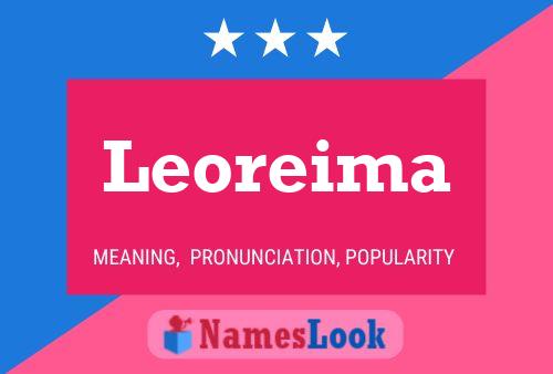 ملصق اسم Leoreima