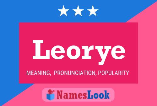 ملصق اسم Leorye