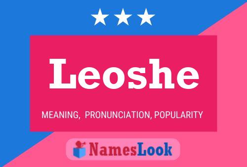 ملصق اسم Leoshe