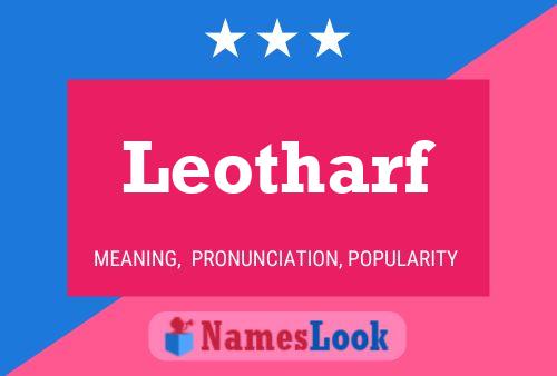 ملصق اسم Leotharf