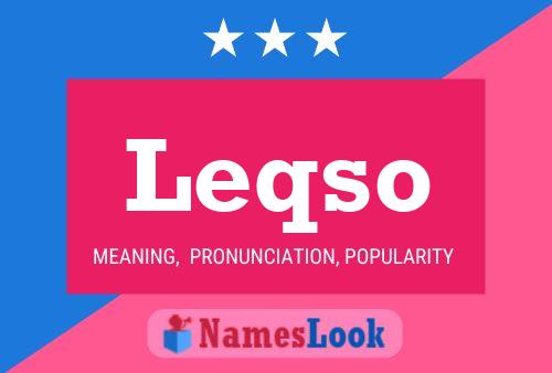 ملصق اسم Leqso