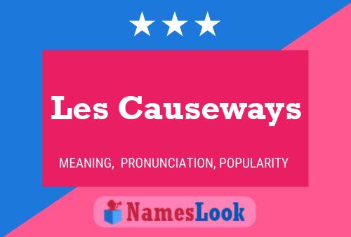 ملصق اسم Les Causeways