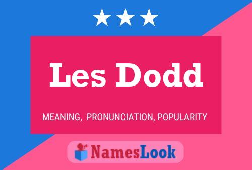 ملصق اسم Les Dodd