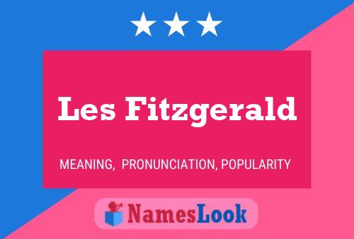 ملصق اسم Les Fitzgerald