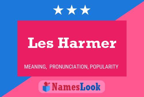 ملصق اسم Les Harmer