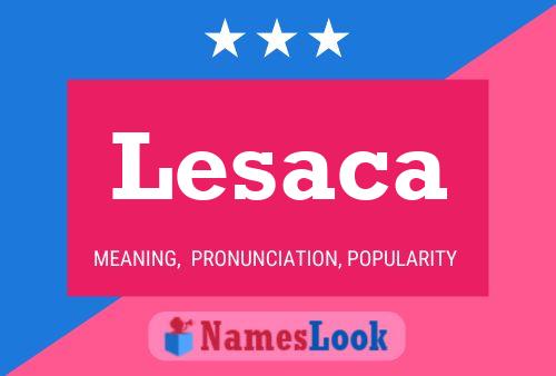 ملصق اسم Lesaca