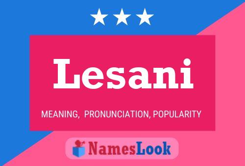 ملصق اسم Lesani