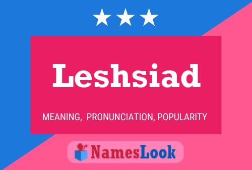 ملصق اسم Leshsiad