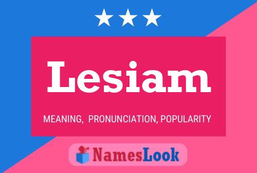 ملصق اسم Lesiam