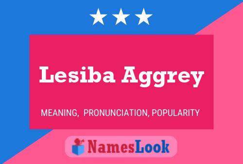 ملصق اسم Lesiba Aggrey