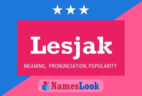 ملصق اسم Lesjak