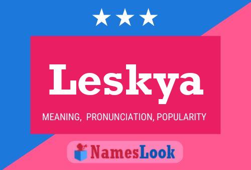 ملصق اسم Leskya