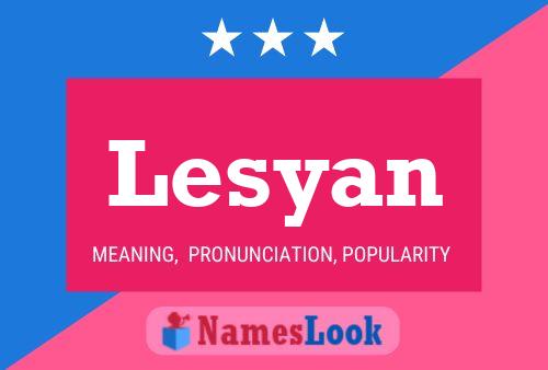 ملصق اسم Lesyan