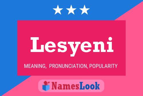 ملصق اسم Lesyeni