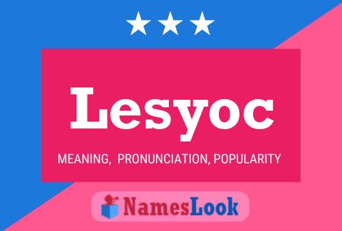 ملصق اسم Lesyoc