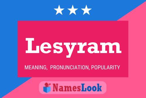 ملصق اسم Lesyram